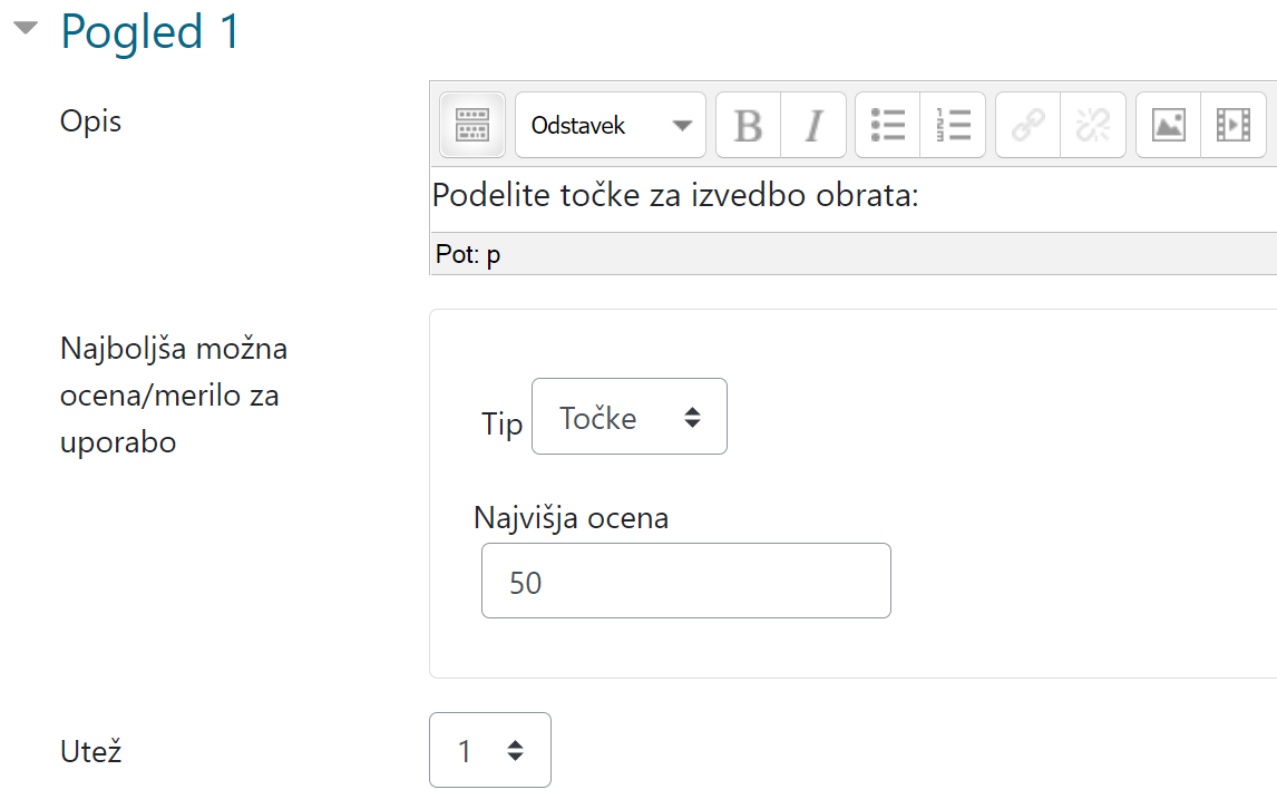 Opredelitev pogleda